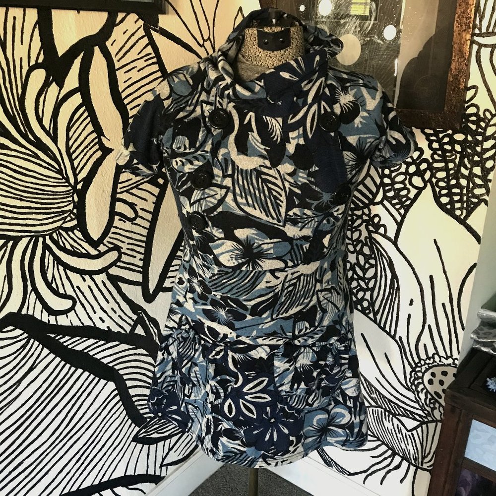 Handmade sweater mini dress